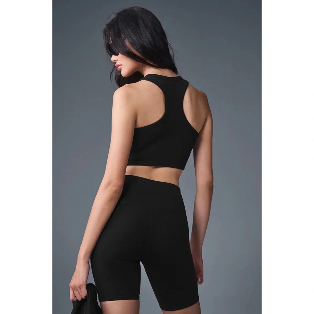 Alo Yoga Aspire Tank Black/White S